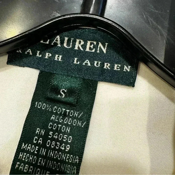 RARE Lauren Ralph Lauren Women’s White Button Up Shirt W/ Tea Pot Embroidery S - Picture 6 of 13